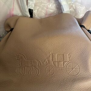 Drawstring Coach Purse